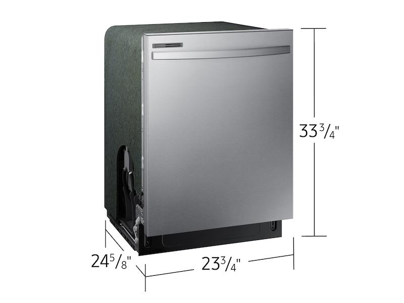 Dishwasher with Height-Adjustable Rack