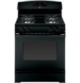 GE® 30" Free-Standing Gas Range with Steam Clean