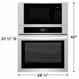 30" Electric Wall Oven and Microwave Combination