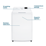 Element 3.9 cu. ft. Top Load Washer with Agitator - White (ENTW3925EW)