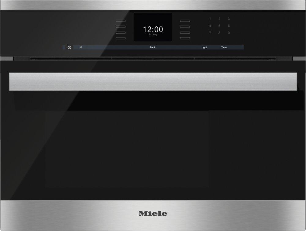 DG 6600 - Built-in steam oven with a large text display and SensorTronic controls for extra convenience.