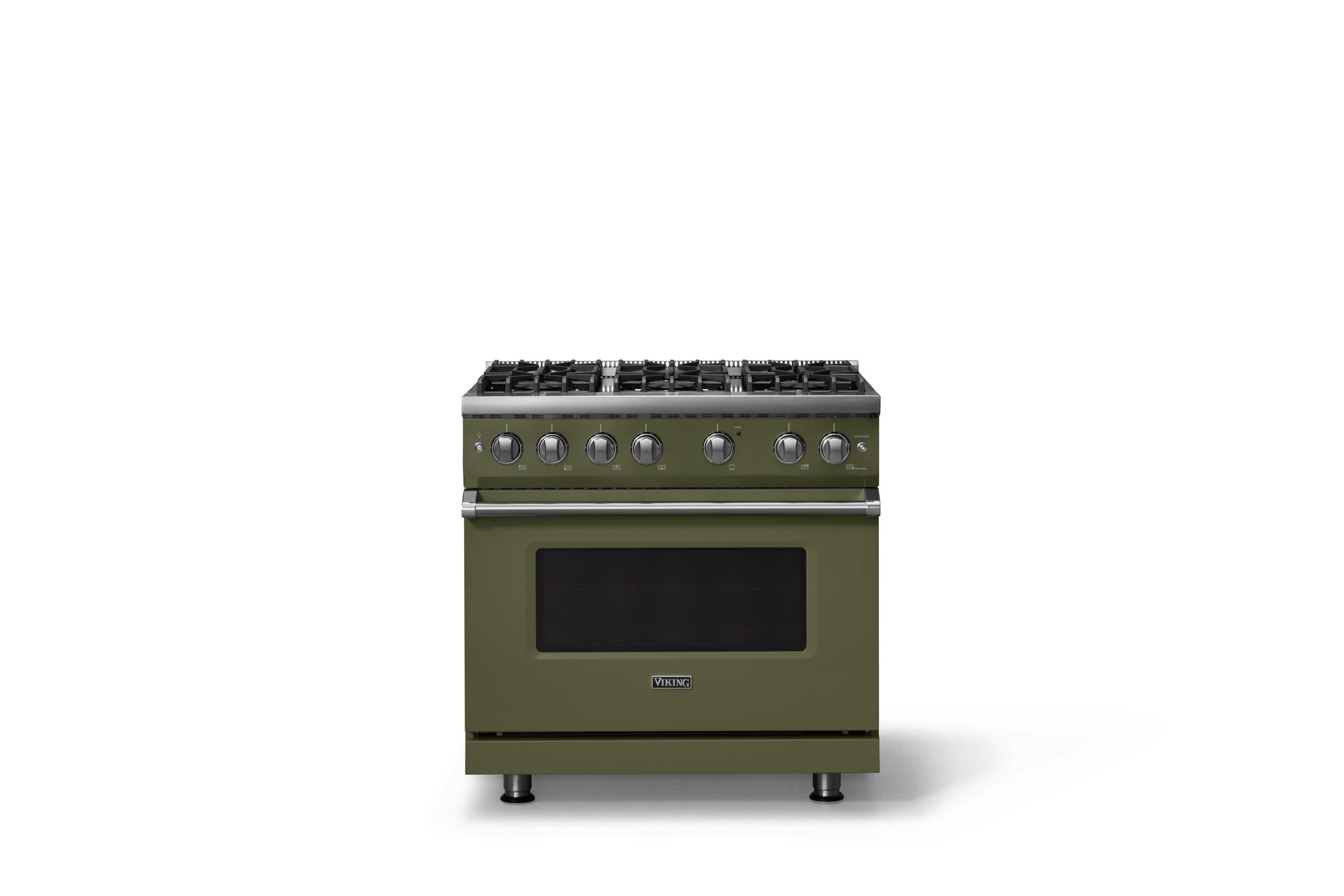 36"W. Sealed Burner Gas Range (Burner: 6b, Finish: Martini, Trim: Polished Chrome, Fuel: Natural Gas)