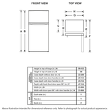 GE® 9.8 Cu. Ft. 12 Volt DC Power Top-Freezer Refrigerator
