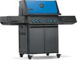 50thAnniversary Edition Prestige 500 Includes Commemorative Cover, Apron and Tool Set , Propane, Black and Blue