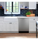GE® ENERGY STAR® Top Control Hybrid Tub Dishwasher with Third Rack, Bottle Jets, Dry Boost & 50 dBA