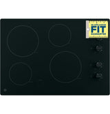 GE® 30" Built-In Knob Control Electric Cooktop