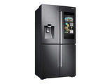 22 cu. ft. Family Hub™ Counter Depth 4-Door Flex™ Refrigerator in Black Stainless Steel