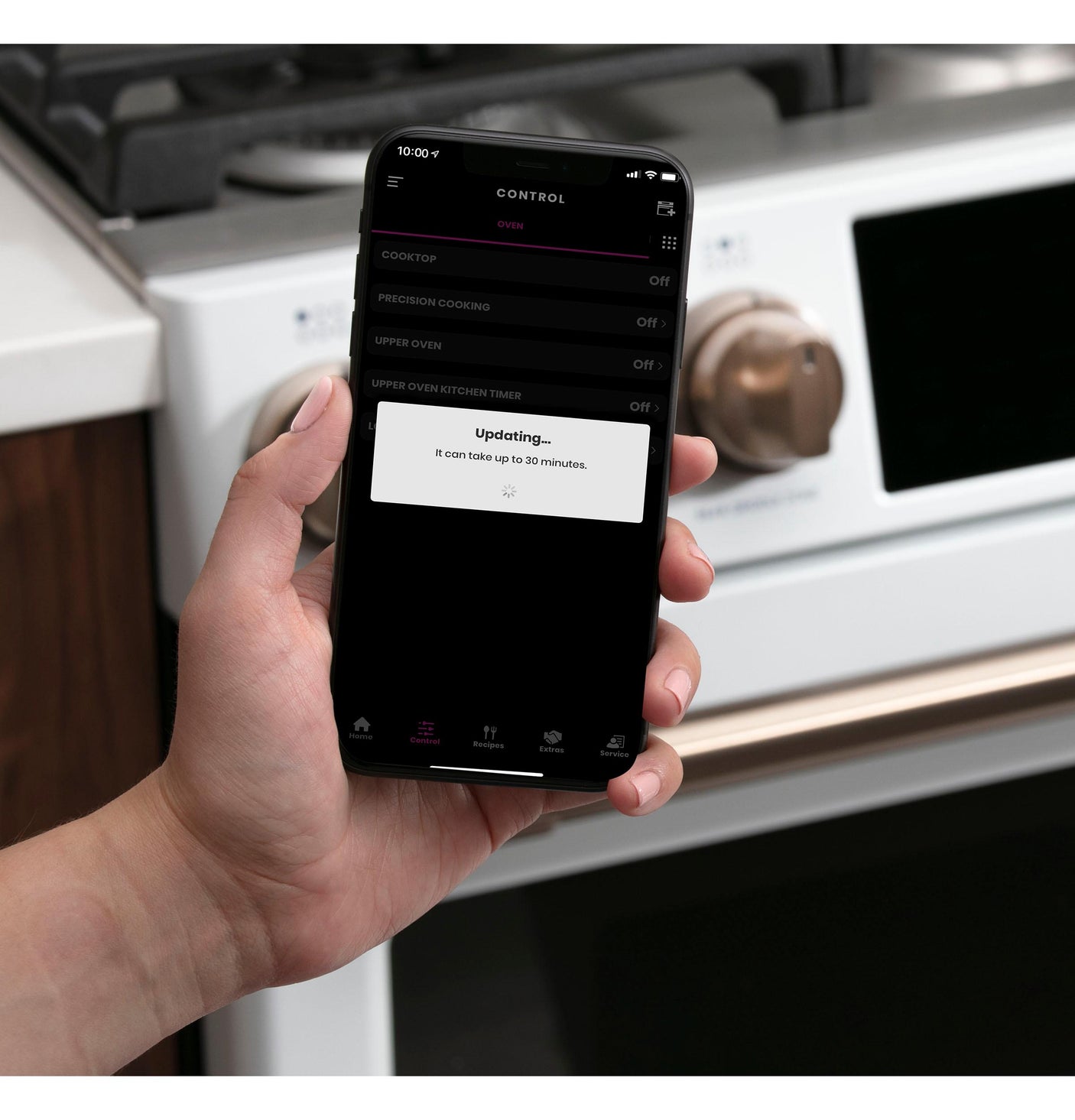 Café 30" Smart Slide-In, Front-Control, Dual-Fuel, Double-Oven Range with Convection