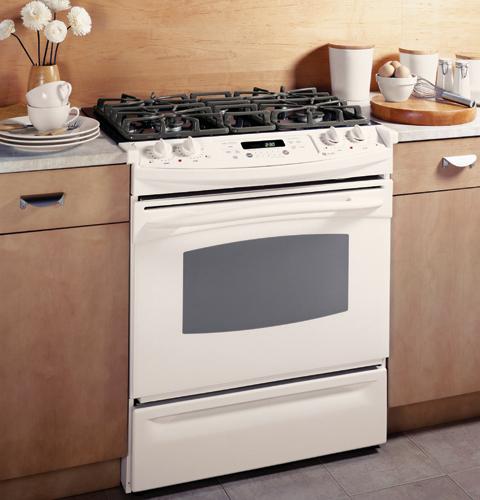 GE Profile 30" Slide-In Gas Range