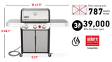 Genesis SX-325s Smart Gas Grill (Natural Gas) - Stainless Steel