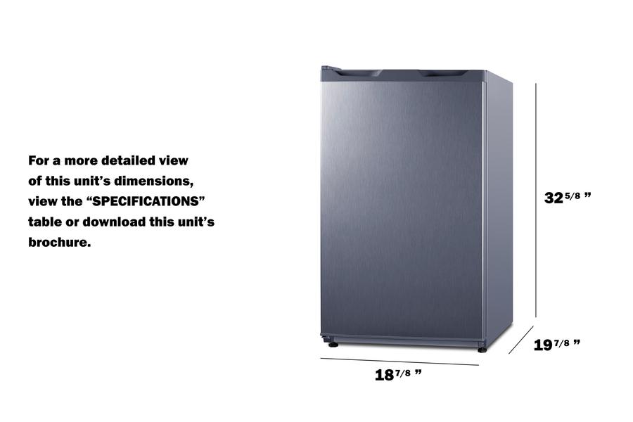 19" Wide Refrigerator-freezer
