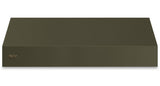 60"W. 18"H. Wall Hood (Finish: Martini, Trim: Brushed Brass)