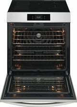 30" Front Control Induction Range with Stone-Baked Pizza