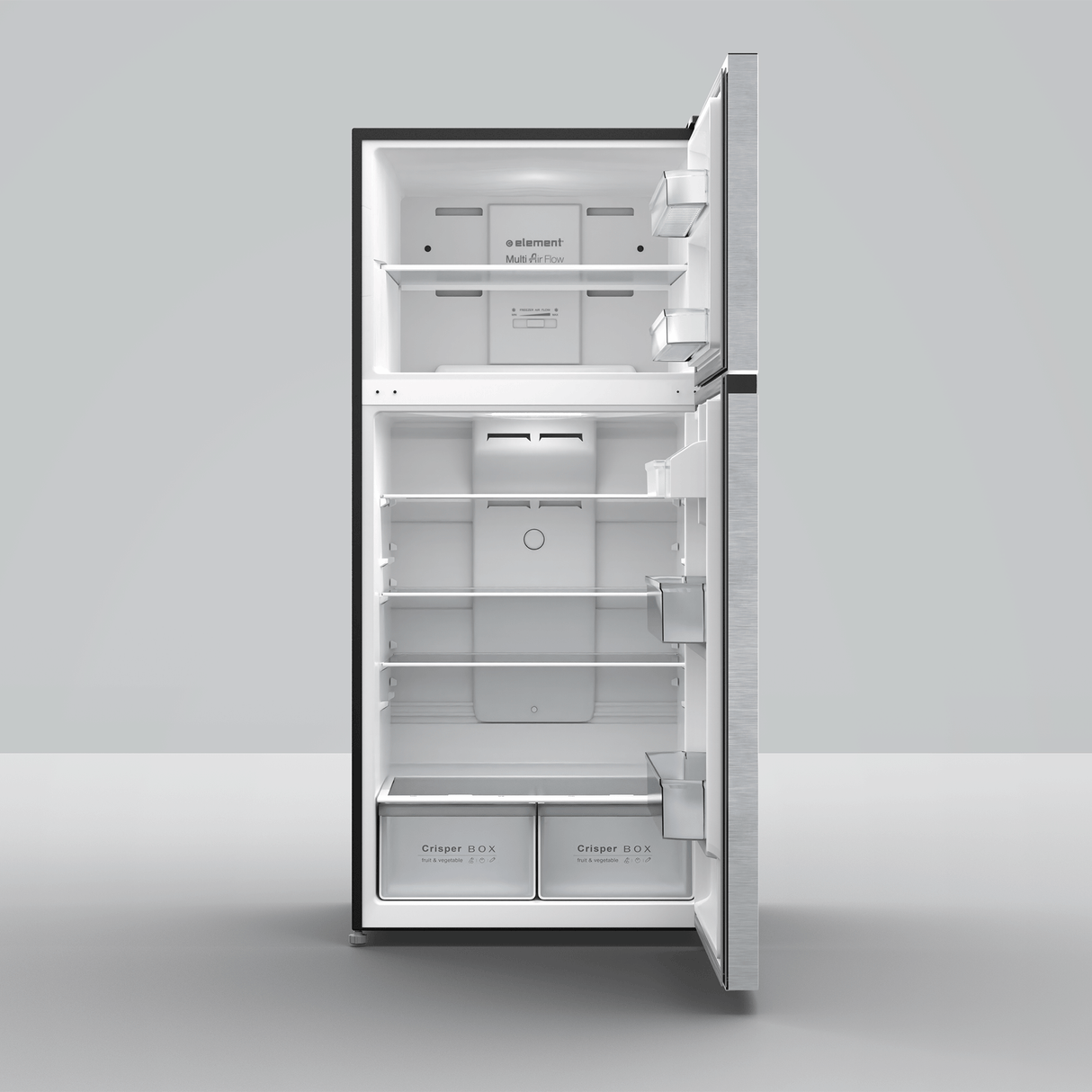 Element Electronics 18.1 cu. ft. Top Freezer Refrigerator - Stainless Steel, ENERGY STAR (EATG18200SS)