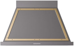 Nostalgie 40 Inch Matte Graphite Wall Mount Convertible Range Hood