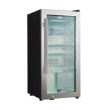 Forno Asciutto 16-Inch Dry Aging Cabinet, Stainless Steel 304, 2.65 cu.ft, LED Lighting, Adjustable Shelves