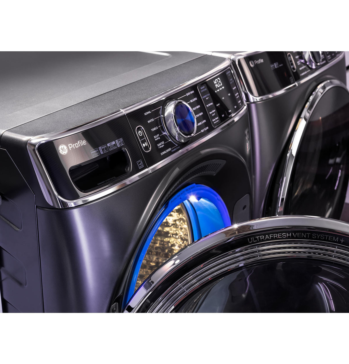 GE Profile™ ENERGY STAR® 7.8 cu. ft. Capacity Smart Front Load Electric Dryer with Steam and Sanitize Cycle