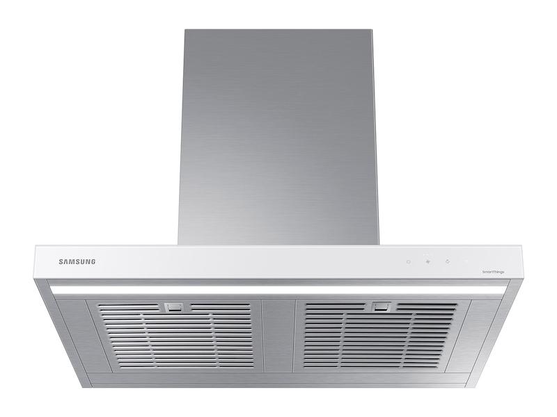 30" Bespoke Smart Wall Mount Hood in Clean White