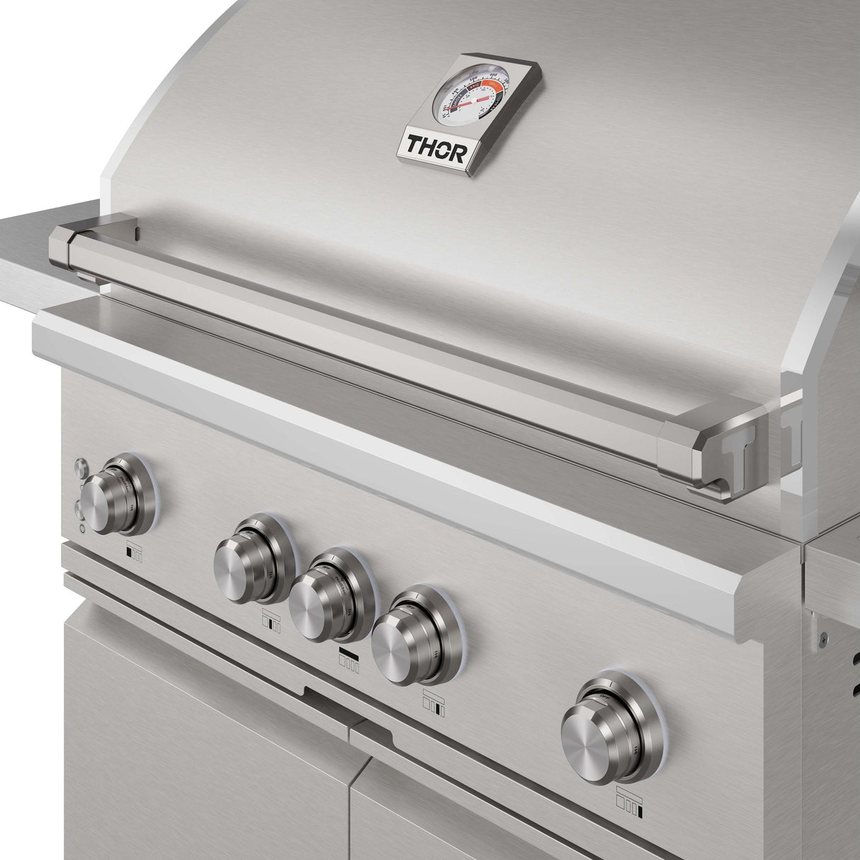 36-inch 4 Burners Built In Gas Grill On Cart With Sear/rear Infrared Burner & Rotisserie Natural Gas