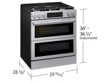 Bespoke Smart Slide-in Gas Range Flex Duo™ Oven  Pro Style Design  Dual True Convection