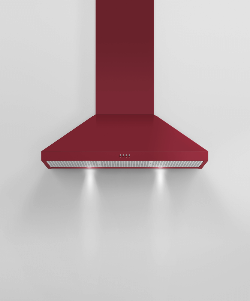 36" Series 7 Pyramid Chimney Wall Range Hood