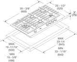 36" GAS COOKTOP