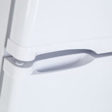 7.4 cu. ft. Apartment Size Refrigerator - Platinum with Black Cabinet / 7.4 cu. ft.