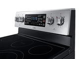 5.9 cu ft. Smart Freestanding Electric Range with Flex Duo™ & Dual Door in Stainless Steel