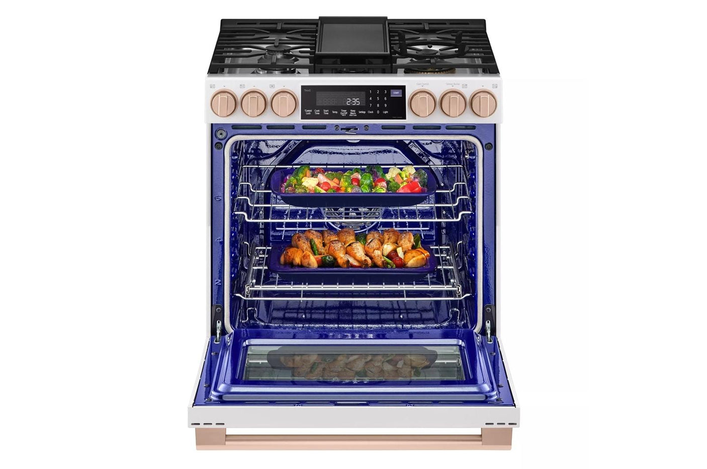 LG STUDIO 6.3 cu. ft. InstaView® Gas Slide-in Range with ProBake Convection® and Air Fry