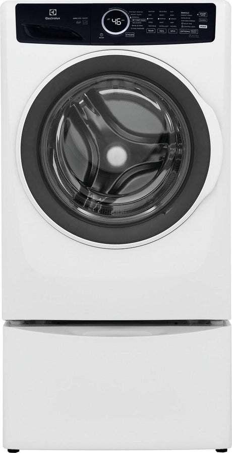 Electrolux Front Load Washer & Gas Dryer Laundry Pair with Pedestals - White
