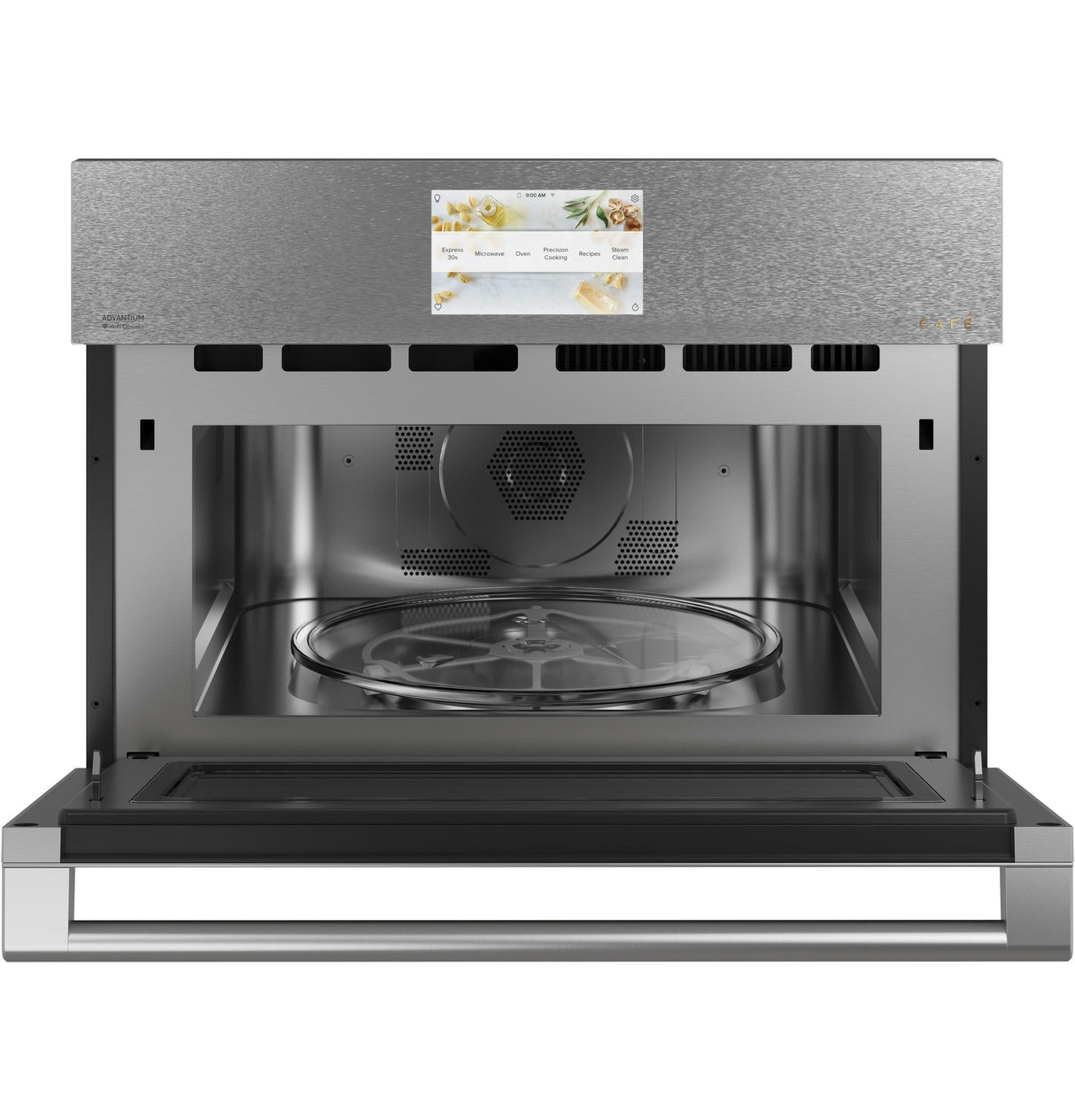 Café™ 27" Smart Five in One Oven with 120V Advantium® Technology in Platinum Glass