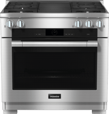HR 1935-3 G DF GR Clean Touch Steel - 36" Range Dual Fuel model with M Touch controls