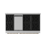 48 Inch Professional Gas Range With Pro-style Knobs In Stainless Steel/bronze  Gordon Ramsay Series