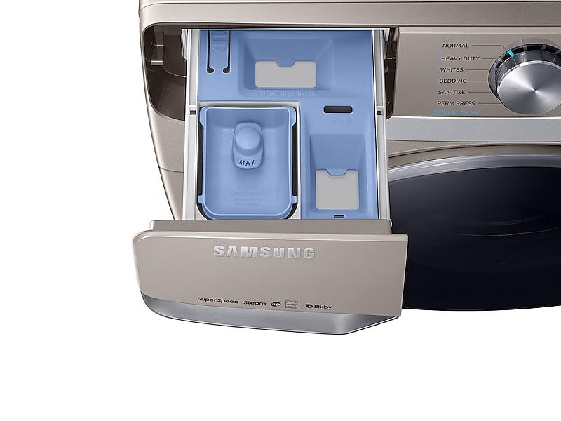 4.5 cu. ft. Smart Front Load Washer with Super Speed in Champagne
