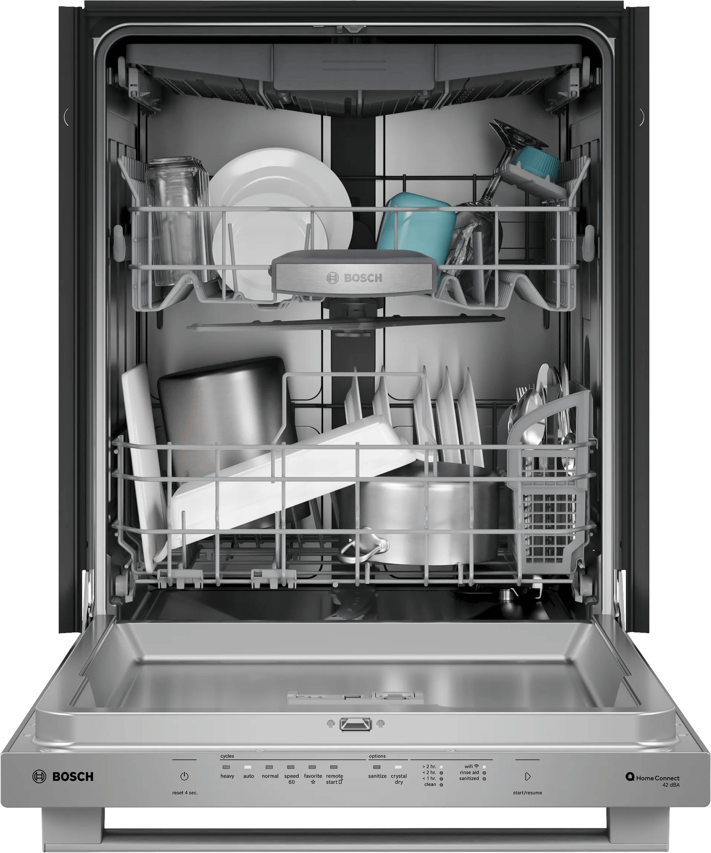 800 Series Dishwasher 24" Stainless Steel Anti-fingerprint