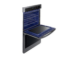 30" Double Wall Oven in Black Stainless Steel