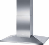 DA 390-6 Classic AM Island D(eback)cor Hood with halogen lighting and touch controls for convenient operation.
