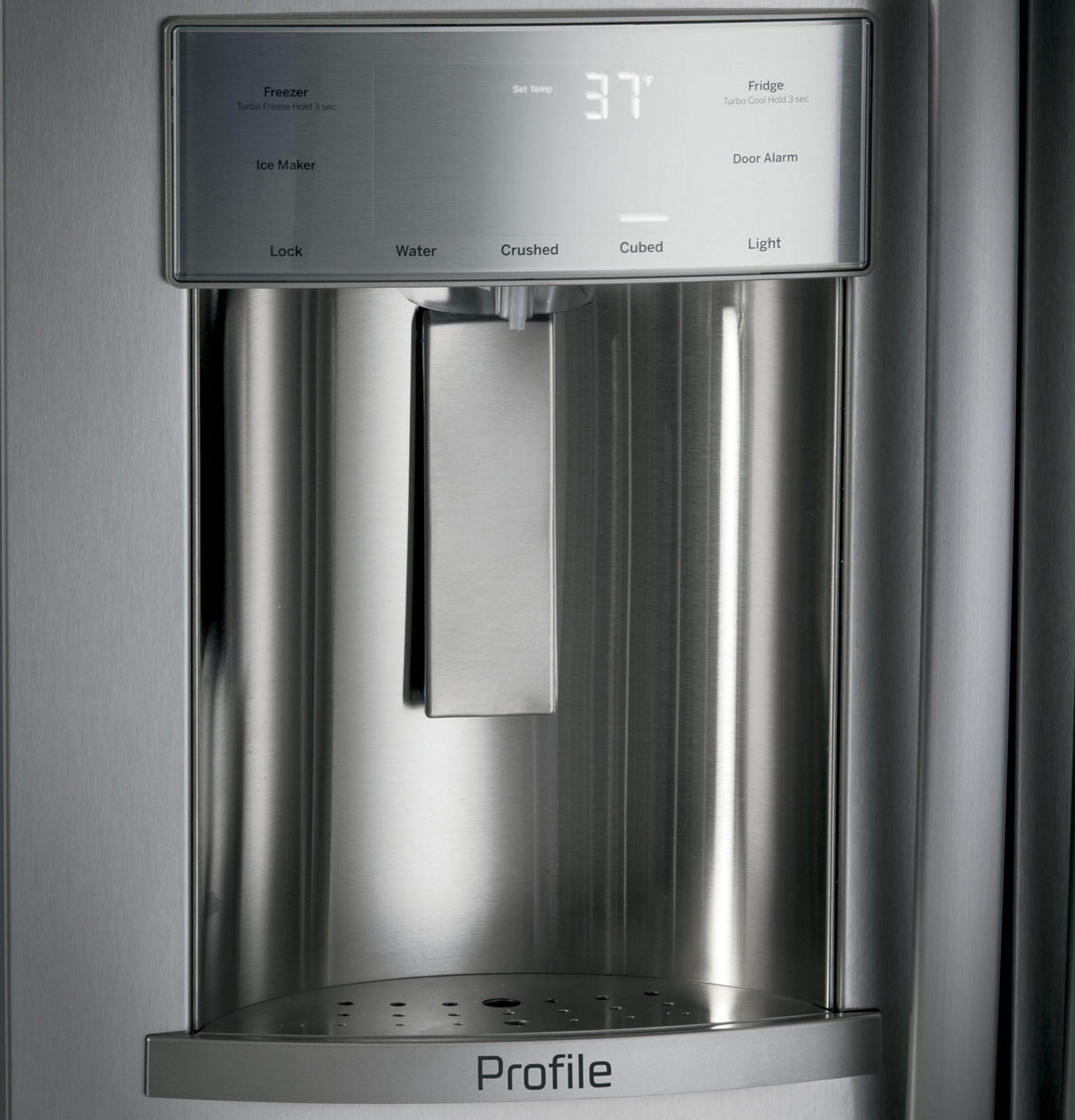 GE Profile™ Series 48" Built-In Side-by-Side Refrigerator with Dispenser