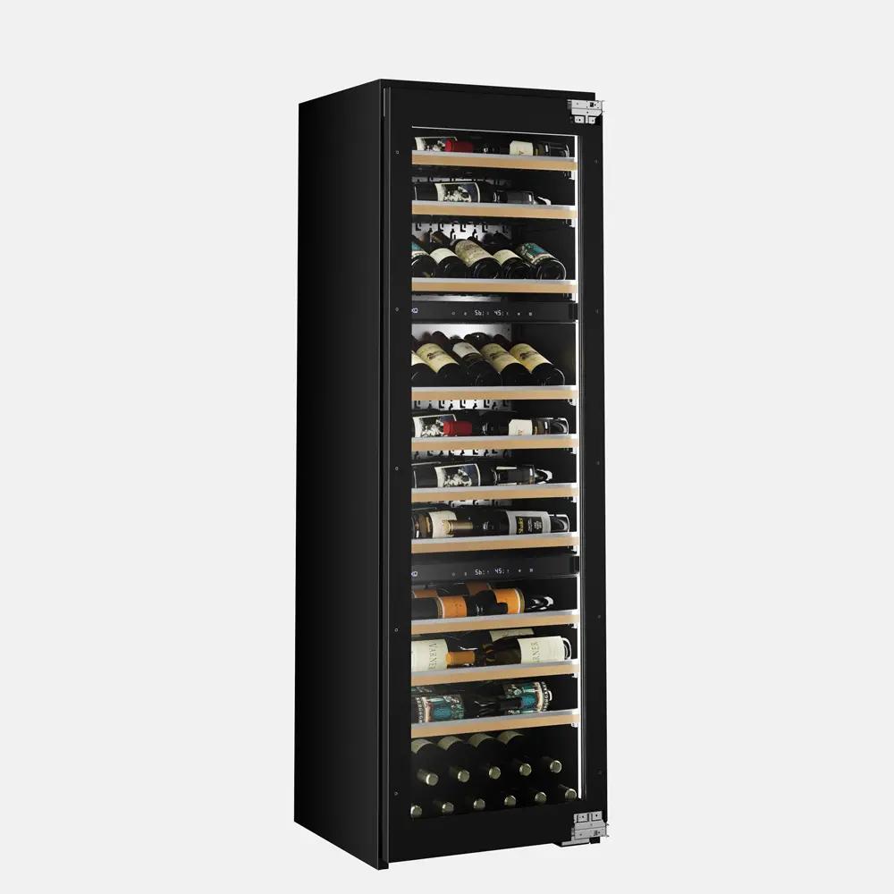 Tall Built-in 3 Zone Wine Panel Ready Glass (fits 24" x 70in - 84in opening)