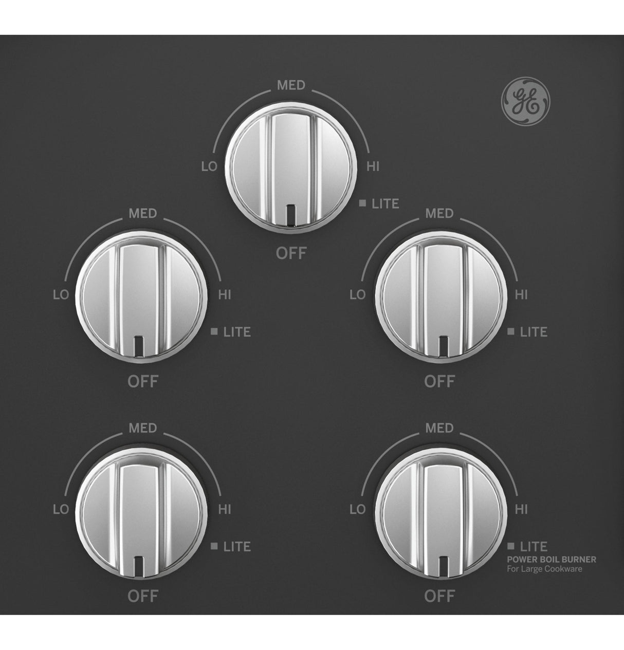 GE® 36" Built-In Gas on Glass Cooktop with 5 Burners and Dishwasher Safe Grates