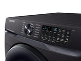 5.0 cu. ft. Smart Front Load Washer with Super Speed in Black Stainless Steel