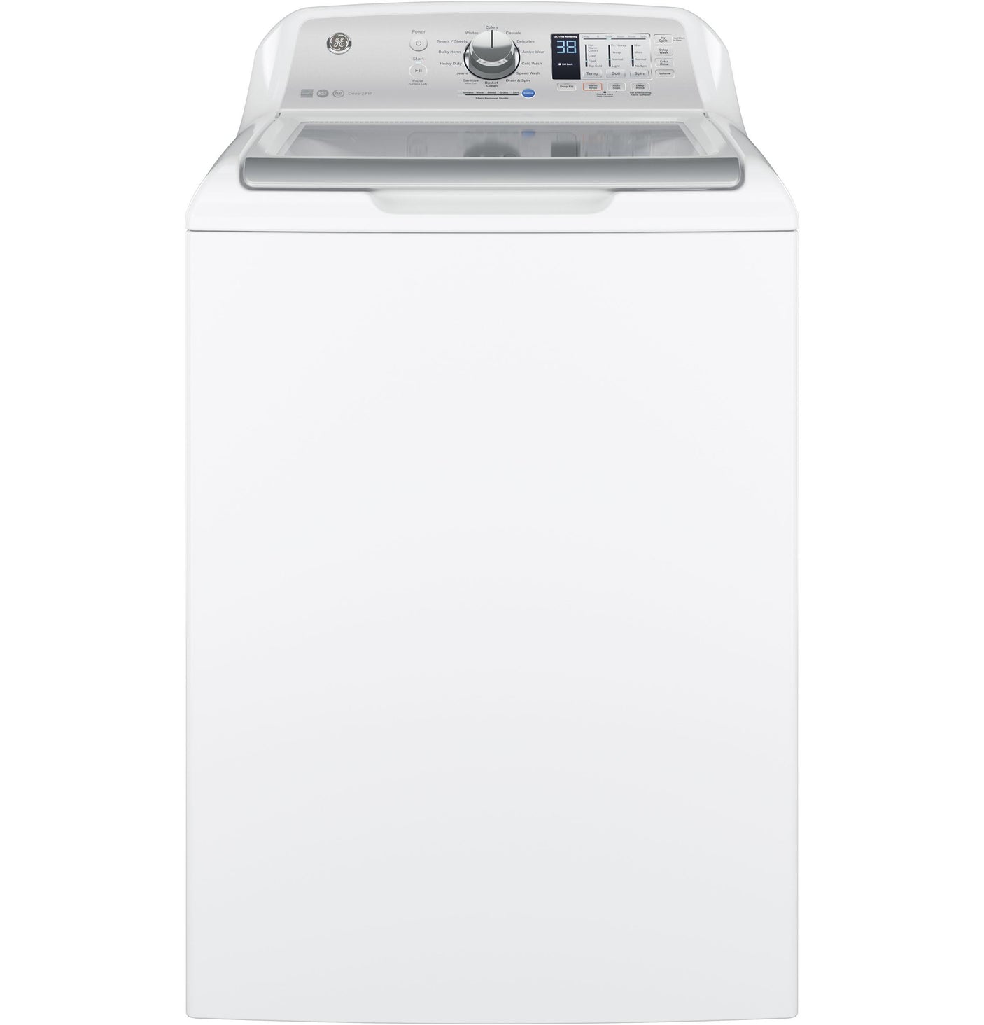 GE® 4.6 cu. ft. Capacity Washer with Stainless Steel Basket