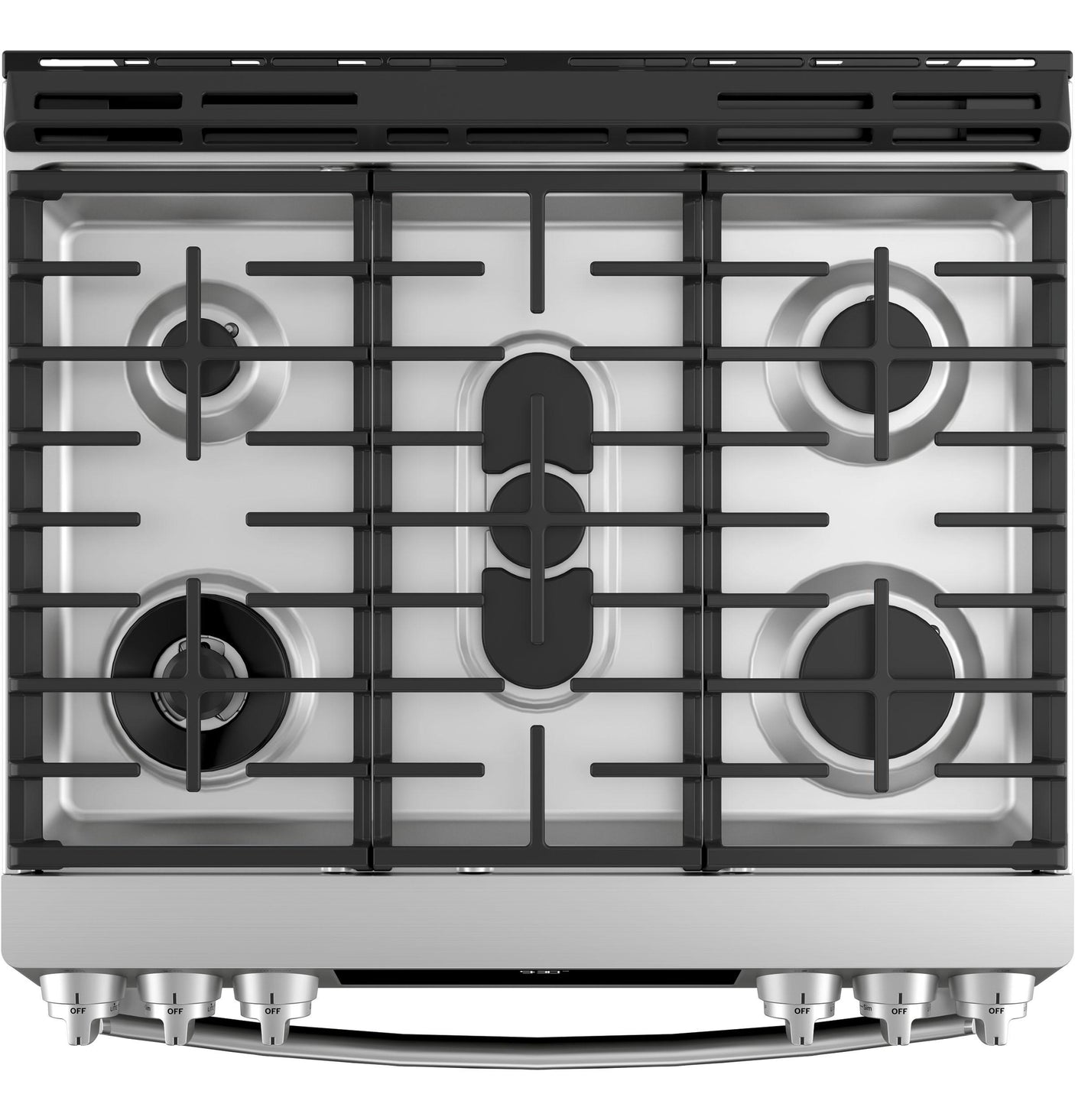 GE Profile™ 30" Smart Dual Fuel Slide-In Front-Control Range