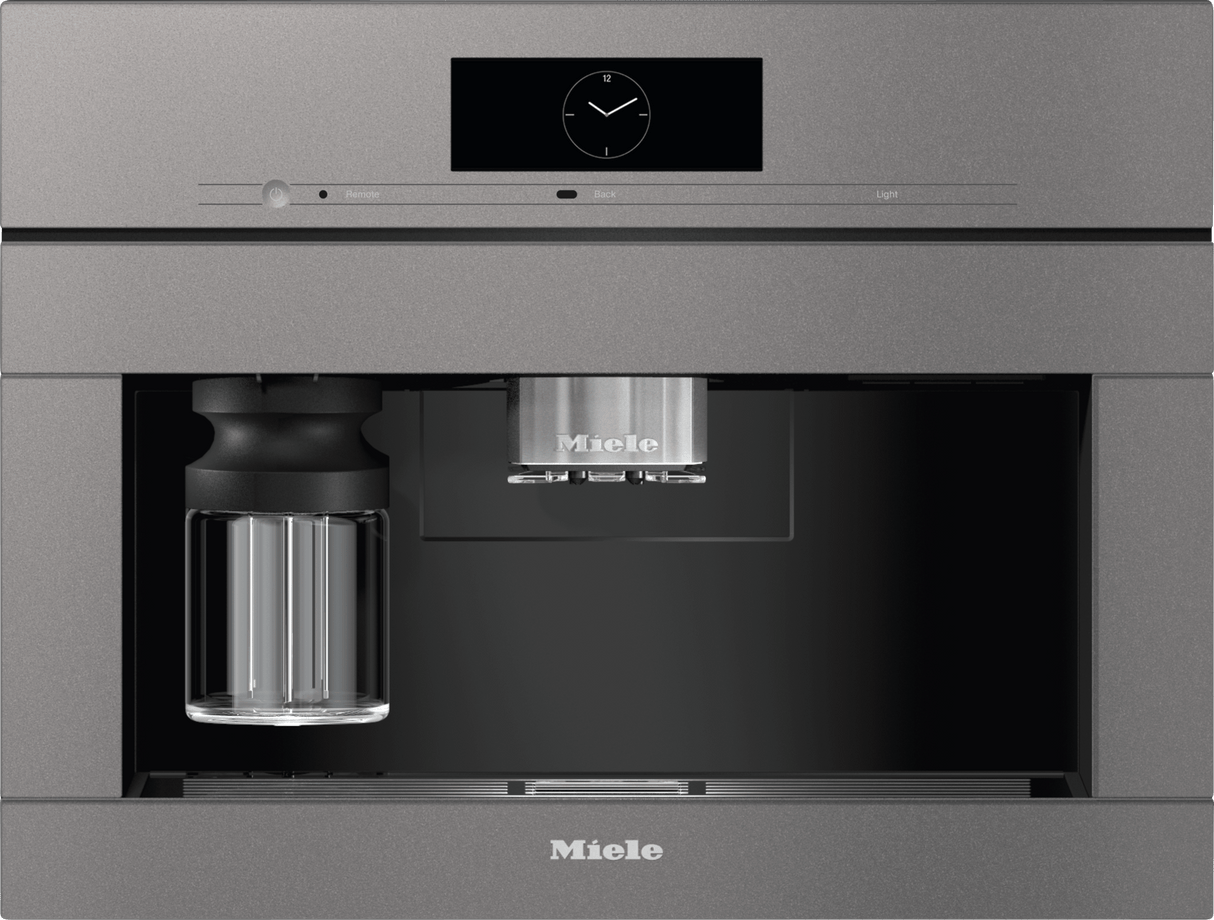 CVA 7845 Graphite grey - Built-in coffee machine with DirectWater Perfectly combinable design with CoffeeSelect + AutoDescale for highest demands.