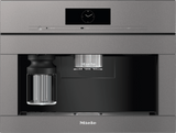 CVA 7845 Graphite grey - Built-in coffee machine with DirectWater Perfectly combinable design with CoffeeSelect + AutoDescale for highest demands.