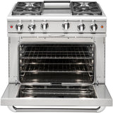 36" Gas Convection Range with 6 Sealed Burners 19K BTU