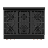 36 Inch Professional Gas Range With Tilt Panel Touch Control In Black/rose Gold  Gordon Ramsay Series