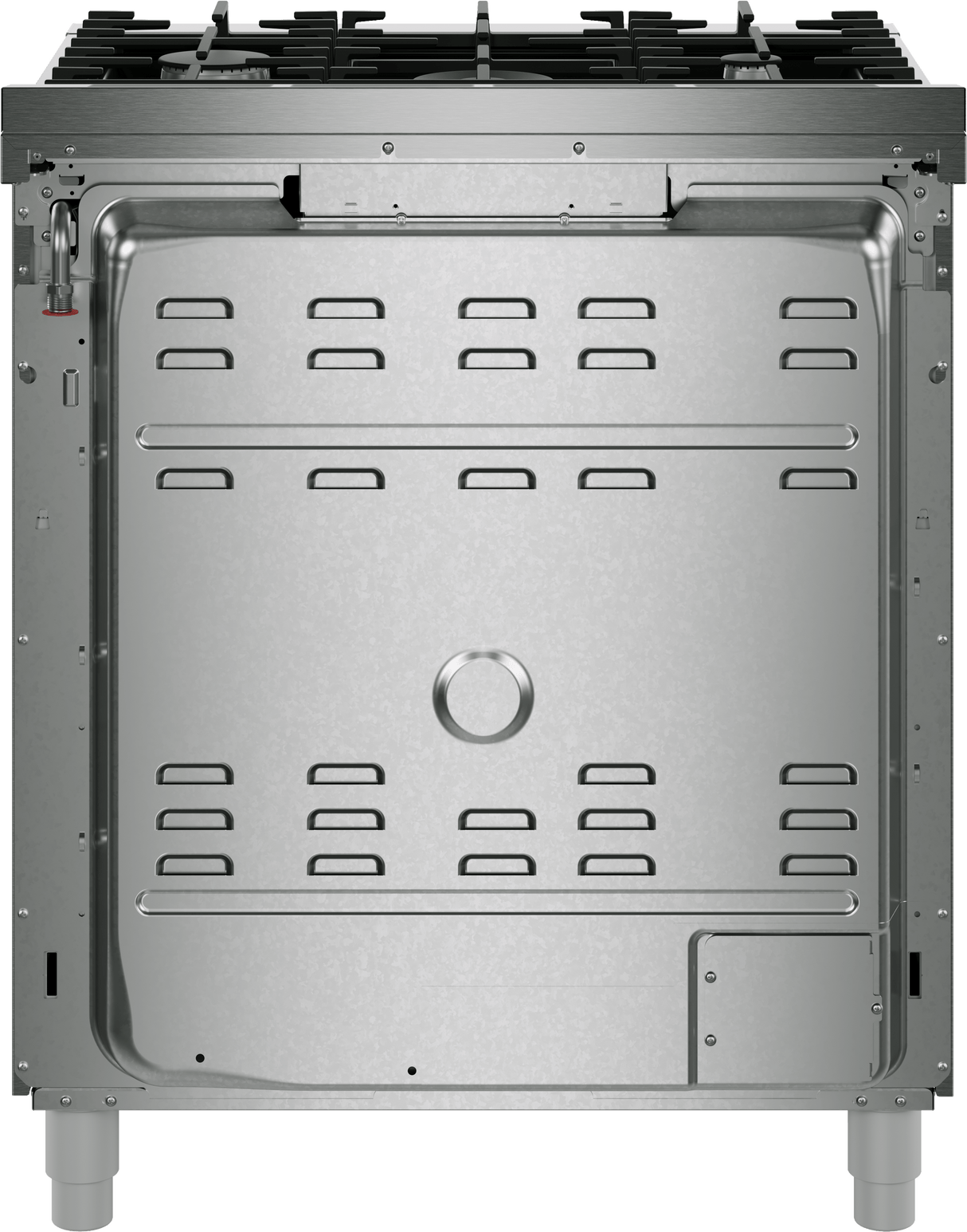 800 Series, Dual fuel freestanding range, 30'', Stainless steel
