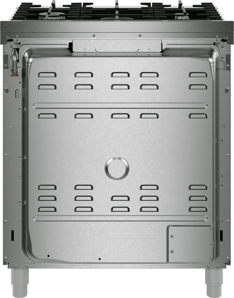 800 Series, Dual fuel freestanding range, 30'', Stainless steel