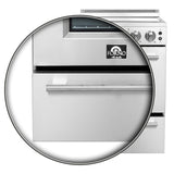 Forno Loiano 24 Inch Freestanding Electric Range Stainless Steel with Storage Drawer